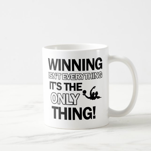 water polo design coffee mug (Right)