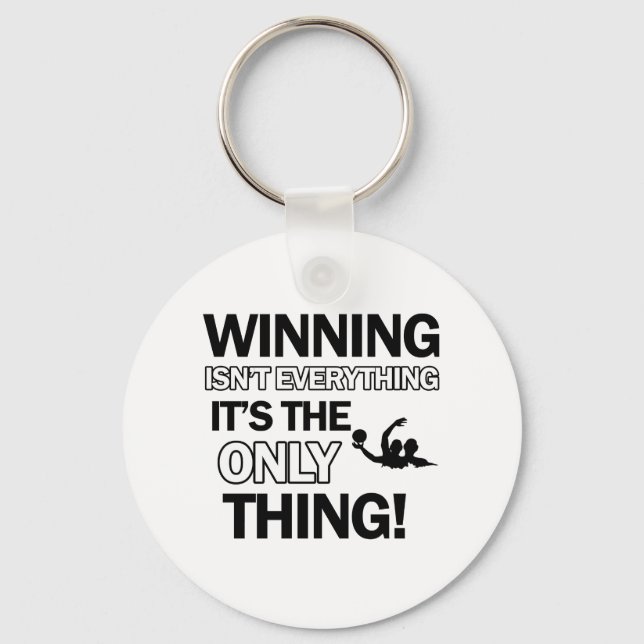 water polo design keychain (Front)