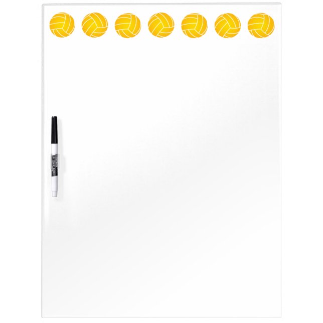 Water Polo Dry Erase Dry-Erase Board (Front)