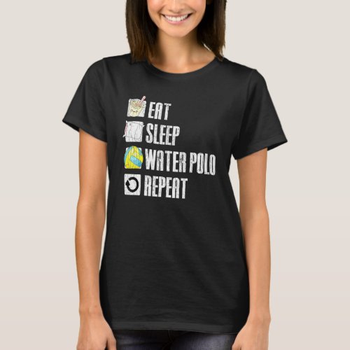Water Polo Eat Sleep Repeat Graphic For Player Coa