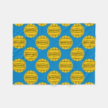 Water Polo Fleece Blanket by expressivetees at Zazzle