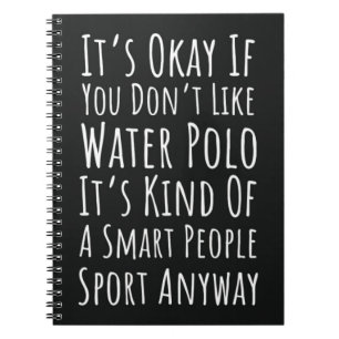 Water Polo Gift Ideas Sports Pool Competition Swim Notebook
