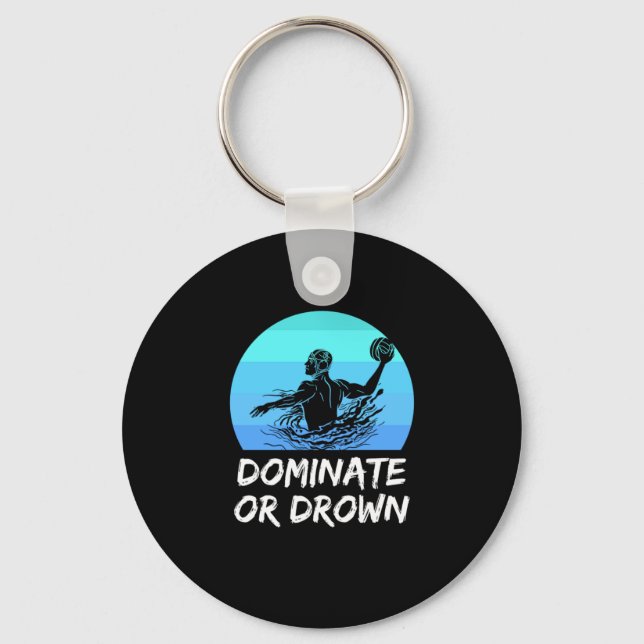 Water Polo H2O Polo Keychain (Front)