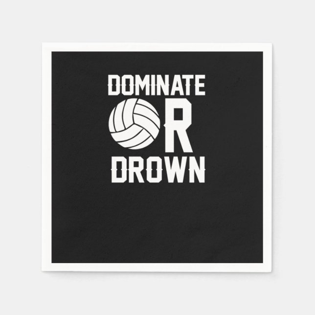 Water Polo H2O Polo Napkins (Front)