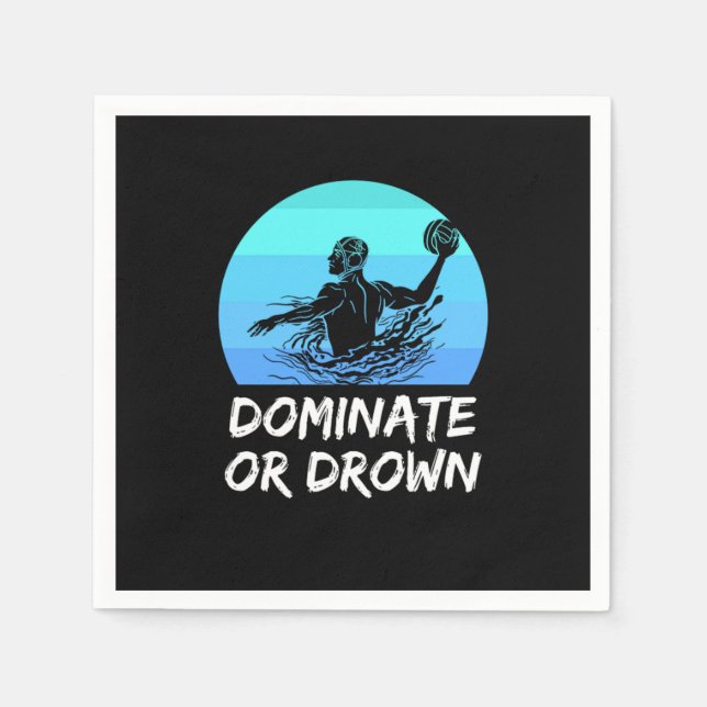 Water Polo H2O Polo Napkins (Front)