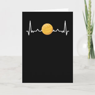 Water Polo Heartbeat Water Polo Lover Gift Card