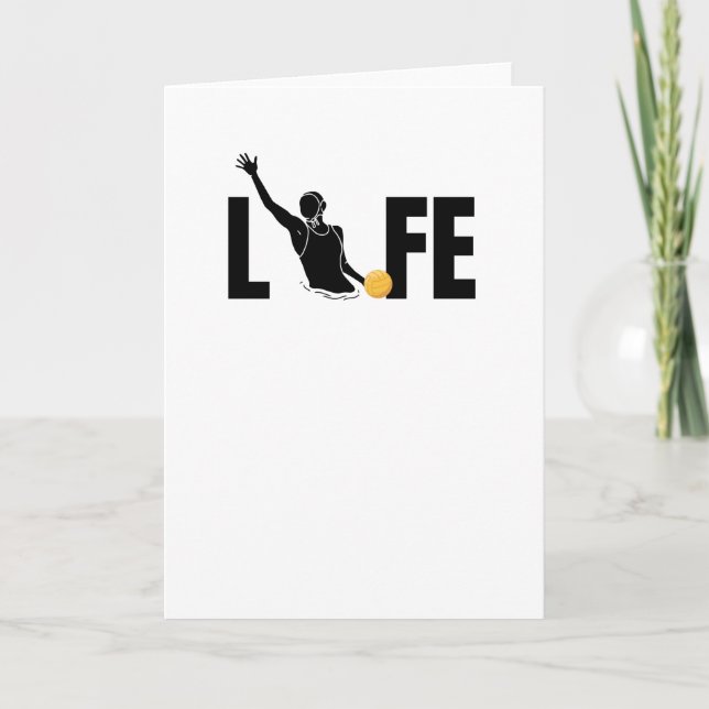 Water Polo Life | Water Polo Player Gift Card (Front)
