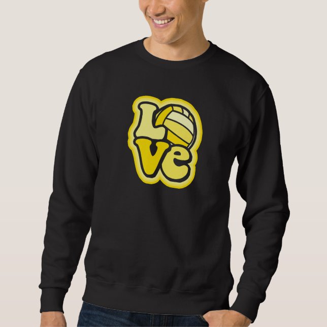 Water Polo Love for Girls & Women Sunny Yellow Des (Front)