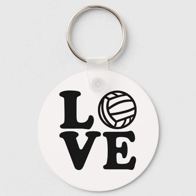 Water polo love keychain (Front)