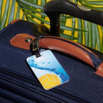 Water Polo Luggage Tag by SBPantry at Zazzle