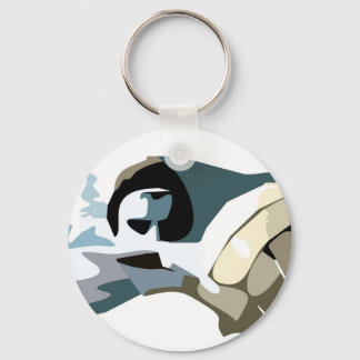 water polo man keychain
