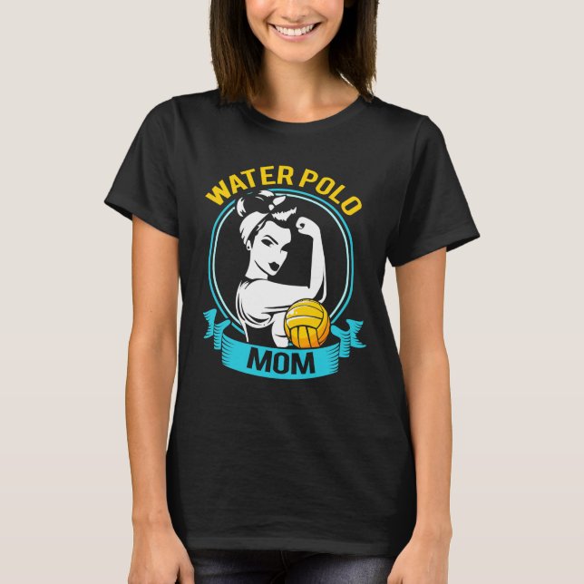 Water Polo Mom Mother Team Water Sports Pool (Front)
