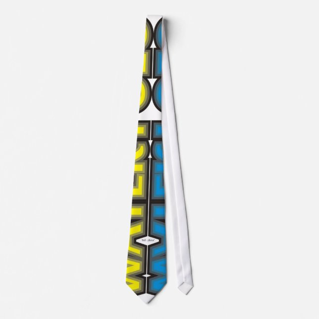 water polo neck tie (Front)