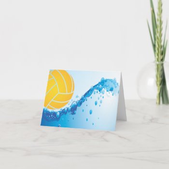 Water Polo Note Cards by SBPantry at Zazzle