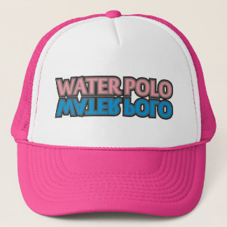water polo pink trucker hat