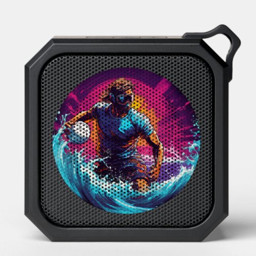 Water Polo Player Colorful Waterpolo Bluetooth Speaker