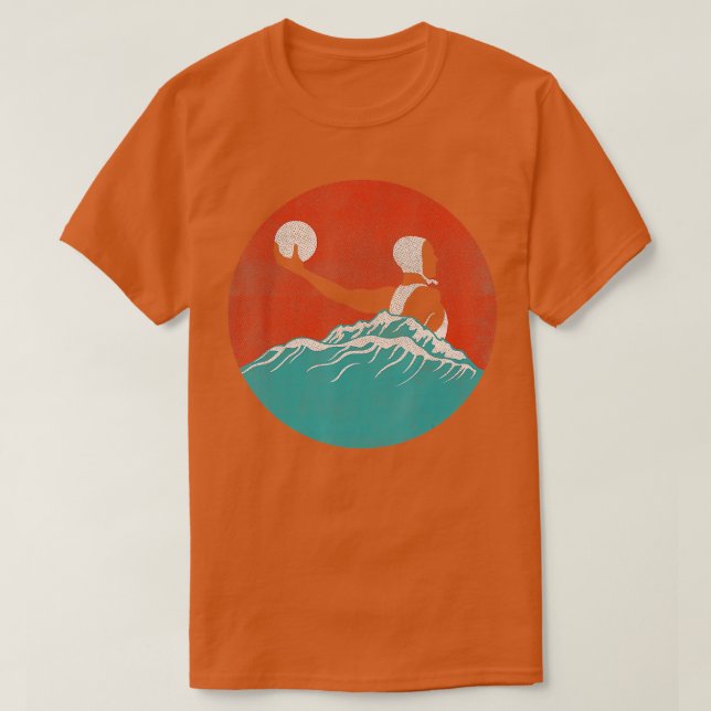 Water Polo Player Gift Retro  (Design Front)