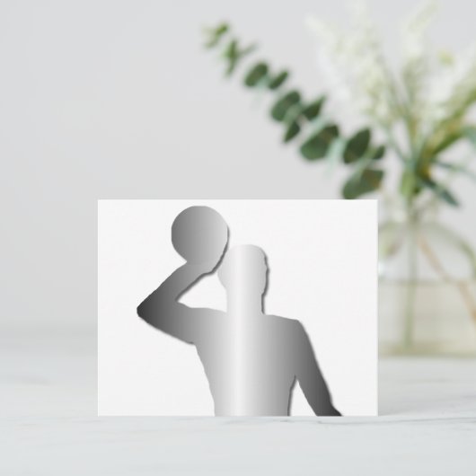 Water polo player silouette (Standing Front)