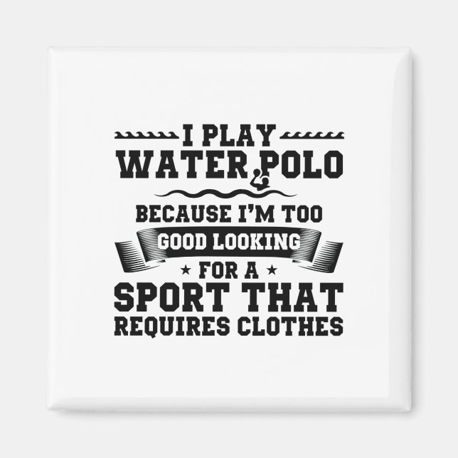 Water Polo Player | Sport Team Trainer Gifts Magnet (Front)