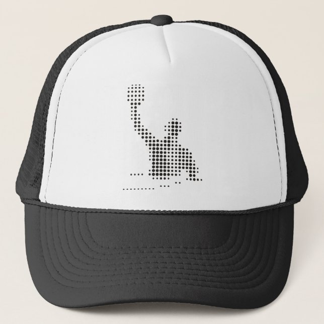 Water Polo Player Trucker Hat (Front)
