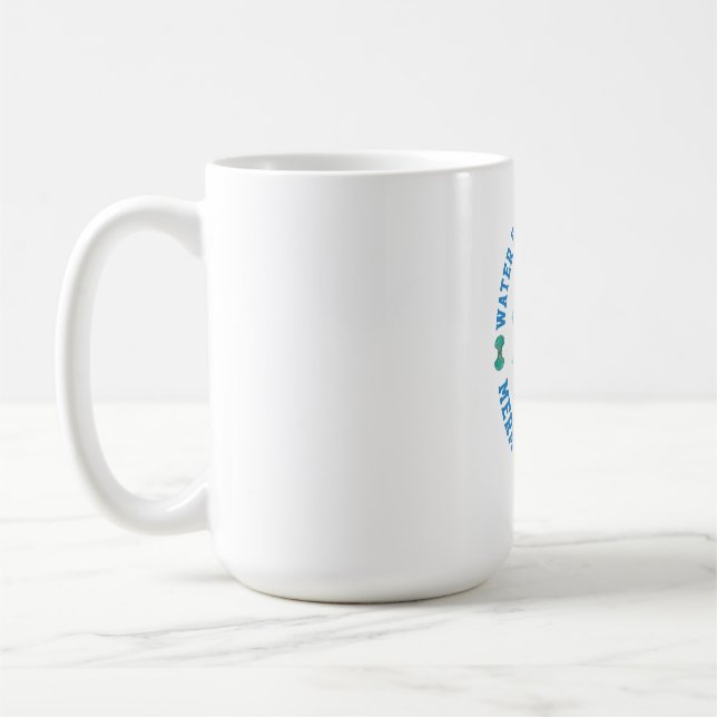  Water Polo Players Are Mermaids In Battle  Coffee Mug (Left)