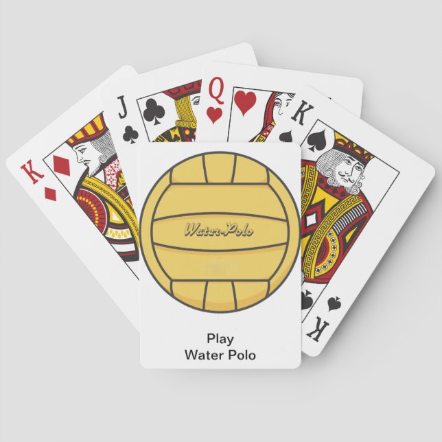 Water Polo Playing Cards (Back)