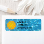 Water Polo Return Address Label