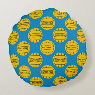 Water Polo Round Pillow