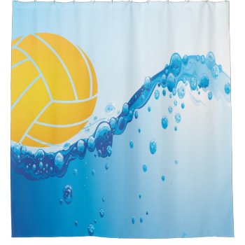 Water Polo Shower Curtain by SBPantry at Zazzle