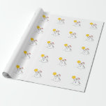 Water Polo Snowman Wrapping Paper at Zazzle