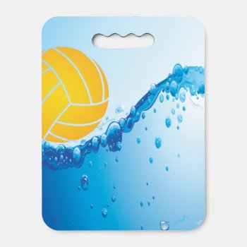 Water Polo Stadium Seat Cushion by SBPantry at Zazzle