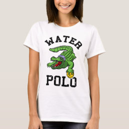 Water Polo T Shirt Behind Every Great Goalie Empty