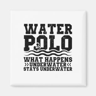 Water Polo Team   Sports Player Trainer Gifts Magnet