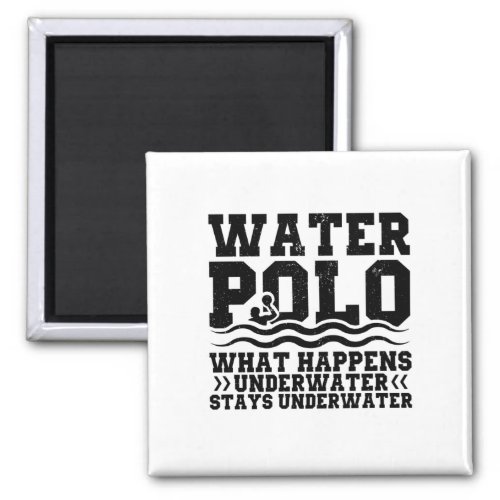 Water Polo Team  Sports Player Trainer Gifts Magnet