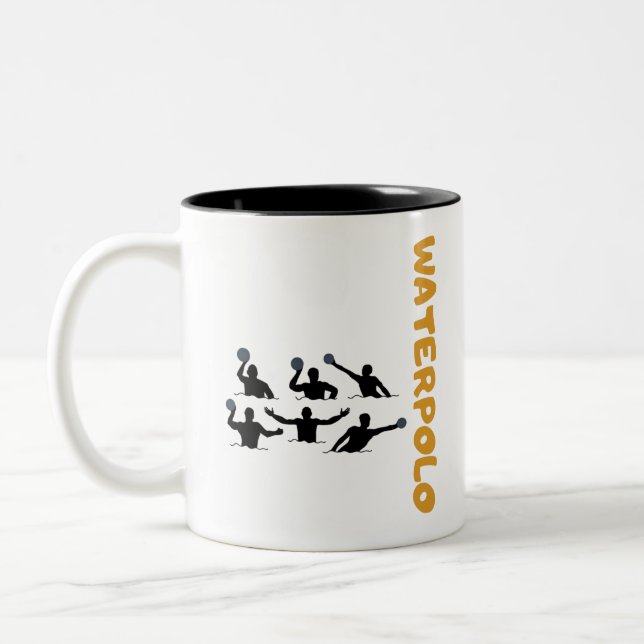 Water Polo Two-Tone Coffee Mug (Left)