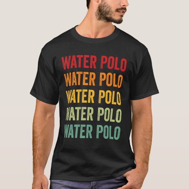 Water Polo Water Polo Hobbyist Rainbow Design (Front)