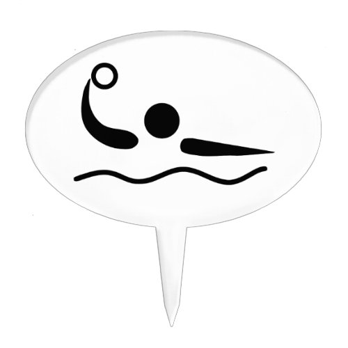 Water Polo Waterpolo Pictogram Cake Topper