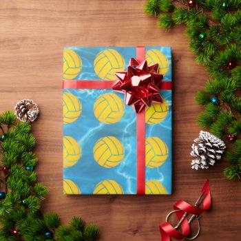 Water Polo Wrapping Paper by SBPantry at Zazzle