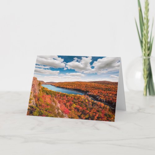 Water  Porcupine Mountains Michigan Card
