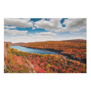 Water Porcupine Mountains Michigan Faux Canvas Print