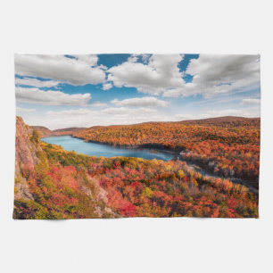 Water Porcupine Mountains Michigan Kitchen Towel