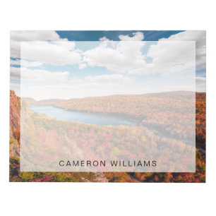 Water Porcupine Mountains Michigan Notepad