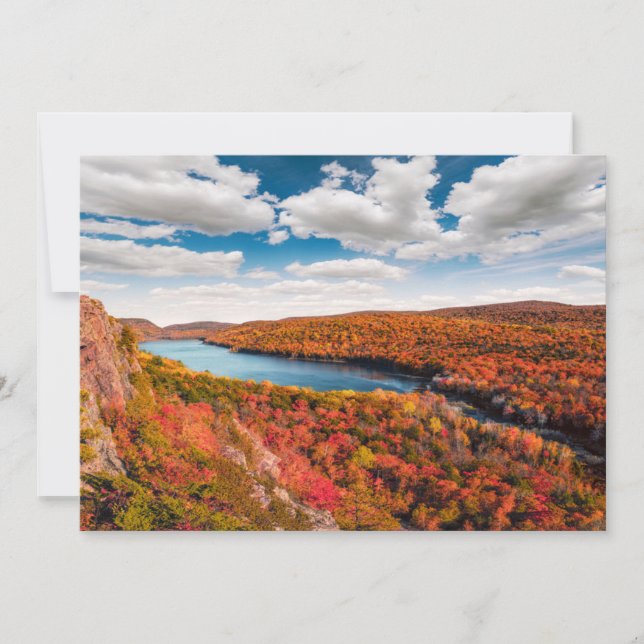 Water | Porcupine Mountains Michigan Thank You Card (Front)