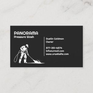 Water Pressure Wash Business Card