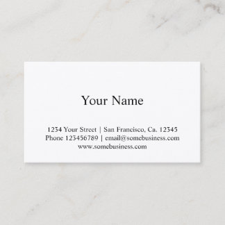 Water proof business card template
