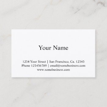 Water Proof Business Card Template by iprint at Zazzle