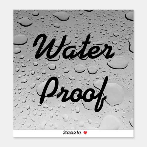 Water Proof Splash Free Drops Custom Cool Trendy Sticker