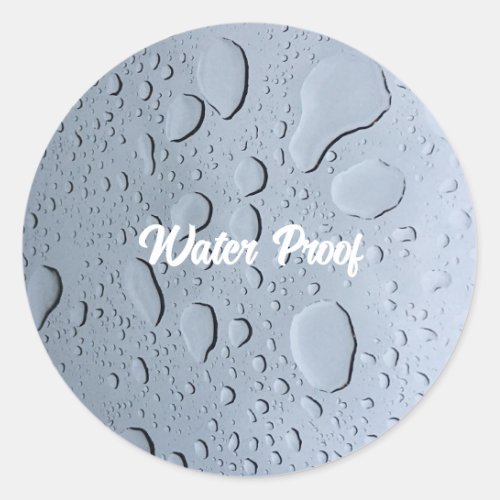 Water Proof Splash Free Drops Package Label Custom