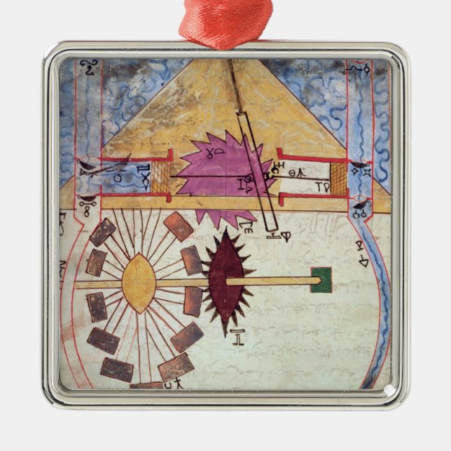 Water Pump, from 'Book of Knowledge of Ingenious Metal Ornament (Front)