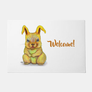 Water Rabbit Doormat